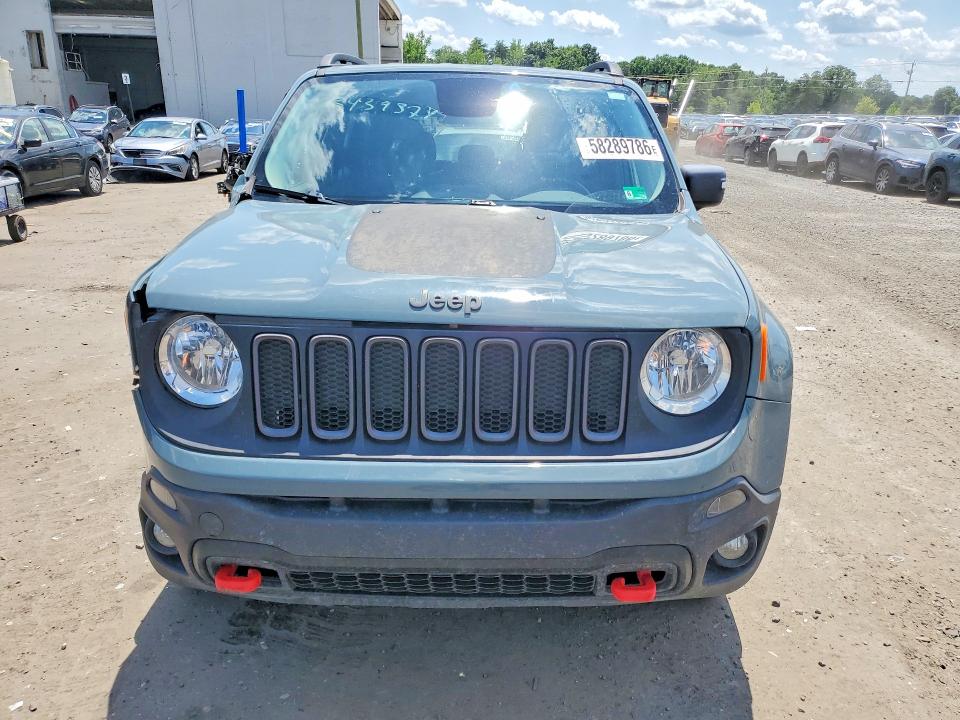 2016 Jeep Renegade VIN ZACCJBCTXGPD94008 COPART salvage auction — FRONT END, Va - Cert Of Title - Salvage, sold $1,200 on 2026-07-22 (photo 5)