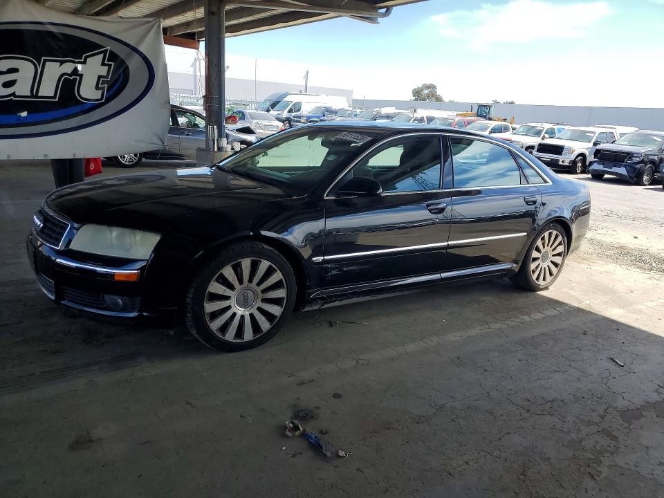 2004 Audi A8 VIN WAUML44E74N017471 COPART salvage auction — SIDE, Ca - Salvage Certificate, sold $400 on 2026-07-07 (photo 1)