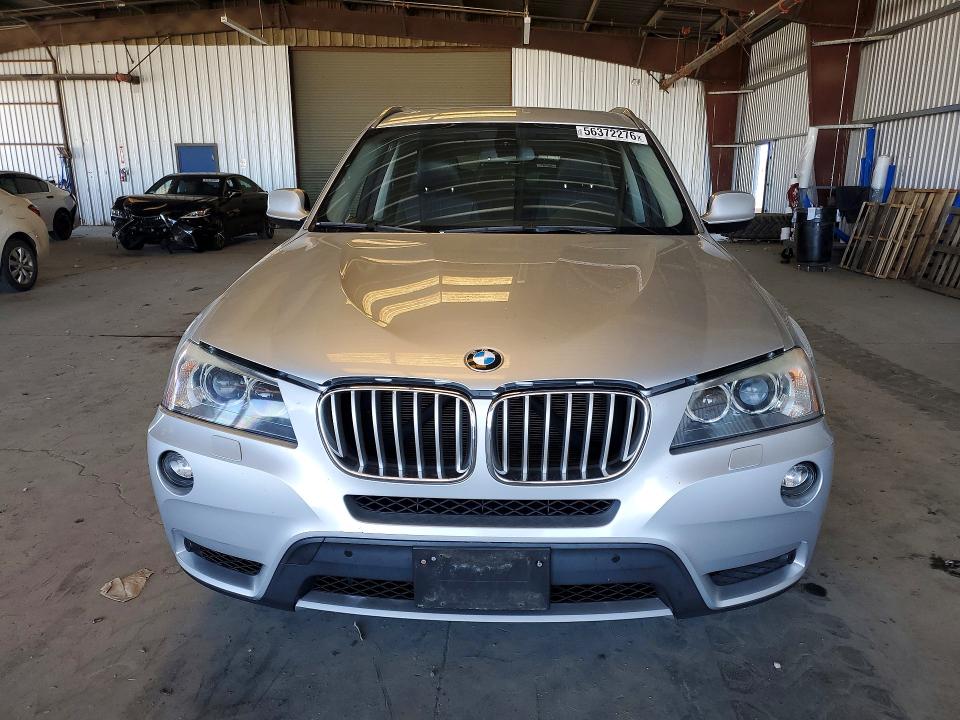 2011 BMW X3 VIN 5UXWX7C57BLT78628 COPART salvage auction — FRONT END, Ca - Salvage Certificate, sold $1,400 on 2026-07-04 (photo 5)
