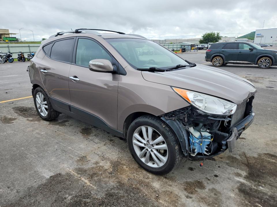 2013 Hyundai VIN KM8JU3AC8DU579963 COPART salvage auction — FRONT END, Ok - Cert Of Title-Salvage, sold $2,350 on 2026-07-15 (photo 4)