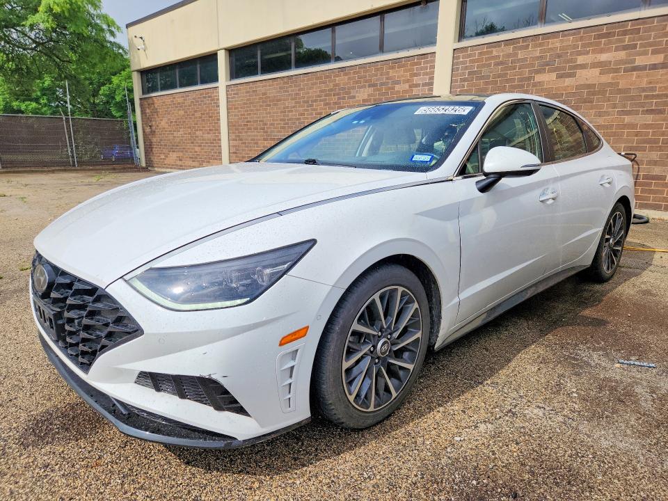 2023 Hyundai Sonata VIN KMHL34J27PA284366 COPART salvage auction — SIDE, Il - Salvage Certificate, sold $7,300 on 2026-07-15 (photo 1)