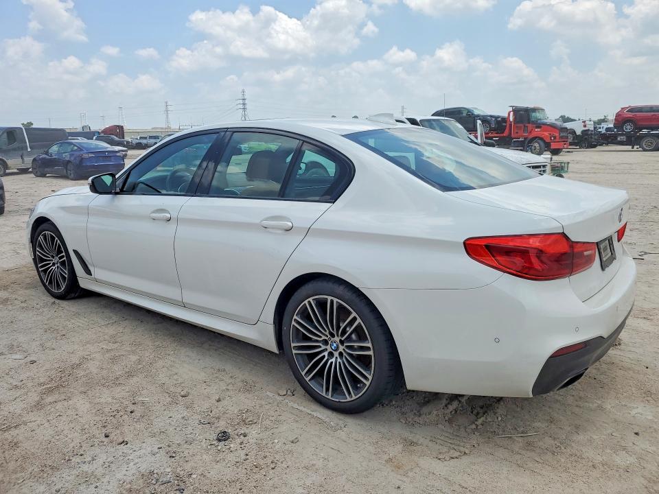 2020 BMW 5er VIN WBAJR3C07LCD55337 COPART salvage auction — WATER/FLOOD, Tx - Salvage Title-Flood Damage, sold $10,400 on 2026-07-07 (photo 2)