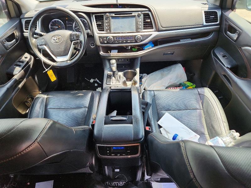 2017 Toyota Highlander VIN 5TDDZRFH0HS421203 COPART salvage auction — FRONT END, MD - CERTIFICATE OF TITLE (P), sold $14,800 on 2026-07-30 (photo 8)