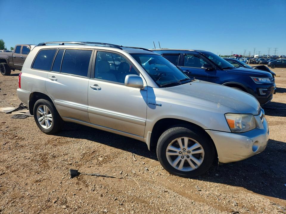 2007 Toyota Highlander hybrid VIN JTEEW21A370045981 COPART salvage auction — HAIL, Il - Salvage Certificate, sold $525 on 2026-07-14 (photo 4)