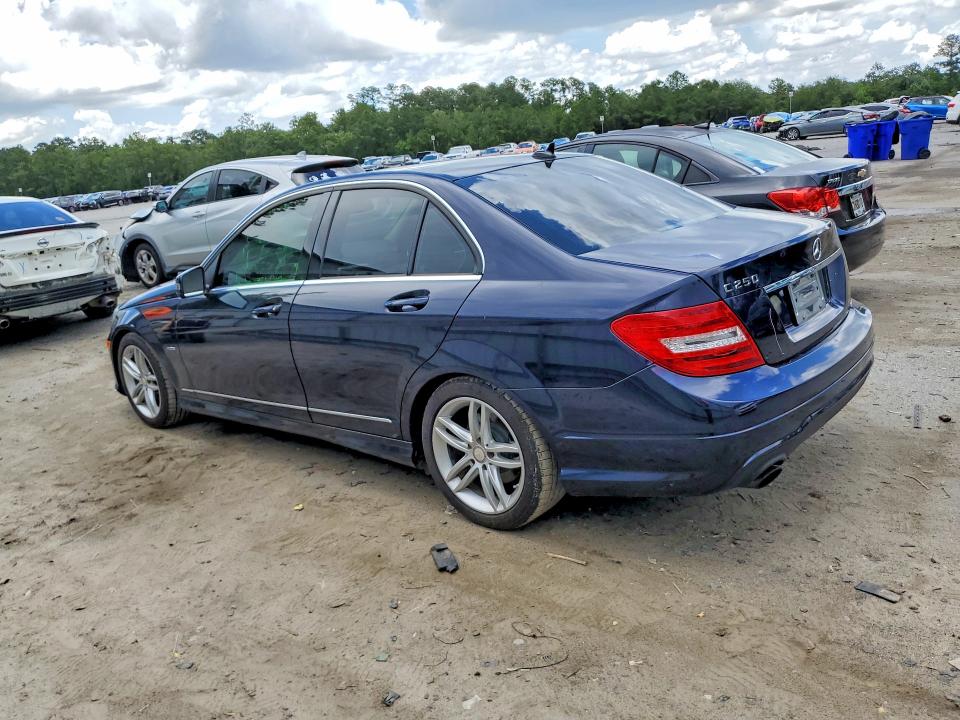 2012 Mercedes-benz VIN WDDGF4HB5CA621488 COPART salvage auction — FRONT END, GA - CERT OF TITLE-SALVAGE, sold $2,250 on 2026-07-27 (photo 2)
