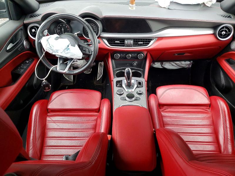 2021 Alfa romeo Stelvio VIN ZASPAKBN2M7D20909 COPART salvage auction — FRONT END, On - Permit No Brand - Unfit, sold $10,000 on 2026-07-14 (photo 8)
