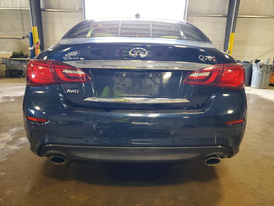 2015 Infiniti Q70 VIN JN1BY1AR3FM562760 COPART salvage auction — VANDALISM, Pa - Cert Of Salvage-Theft, sold $2,250 on 2026-07-29 (photo 6)