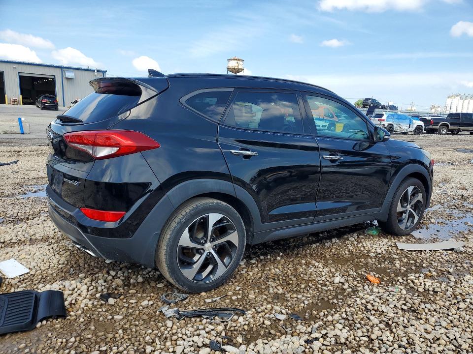 2016 Hyundai VIN KM8J33A28GU145833 COPART salvage auction — WATER/FLOOD, Il - Salvage Cert-Flood, sold $1,600 on 2026-07-22 (photo 3)