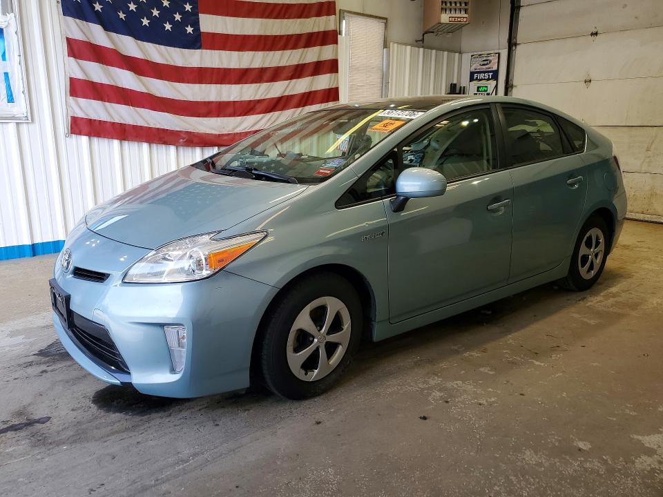 2014 Toyota Prius VIN JTDKN3DU1E1790595 COPART salvage auction — VANDALISM, Me - Cert Of Title-Salvage Collisio, sold $100 on 2026-07-02 (photo 1)