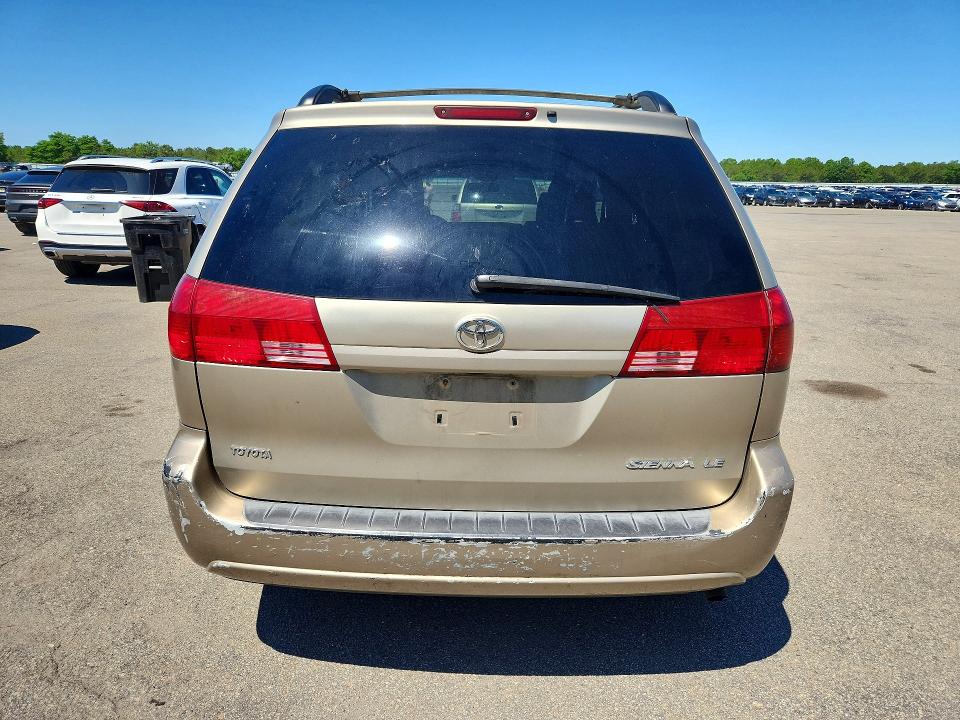 2004 Toyota Sienna VIN 5TDZA23C24S218207 COPART salvage auction — FRONT END, Ny - Certificate Of Title, sold $825 on 2026-07-13 (photo 6)