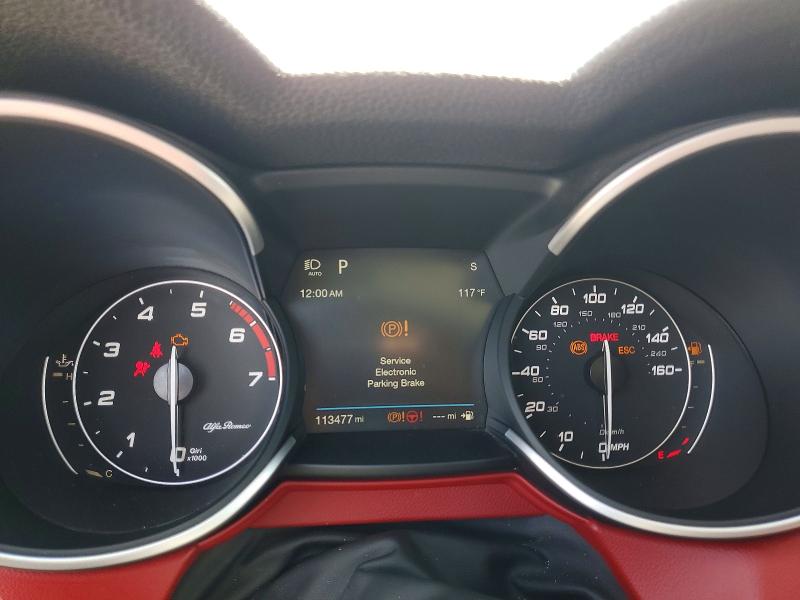 2019 Alfa romeo Stelvio VIN ZASPAKAN4K7C51350 COPART salvage auction — NORMAL WEAR, Tx - Certificate Of Title, sold $7,400 on 2026-07-20 (photo 9)