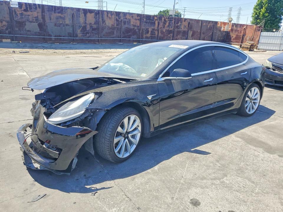 2018 Tesla VIN 5YJ3E1EA0JF047599 COPART salvage auction — FRONT END, Ca - Salvage Certificate, sold $2,800 on 2026-07-15 (photo 1)