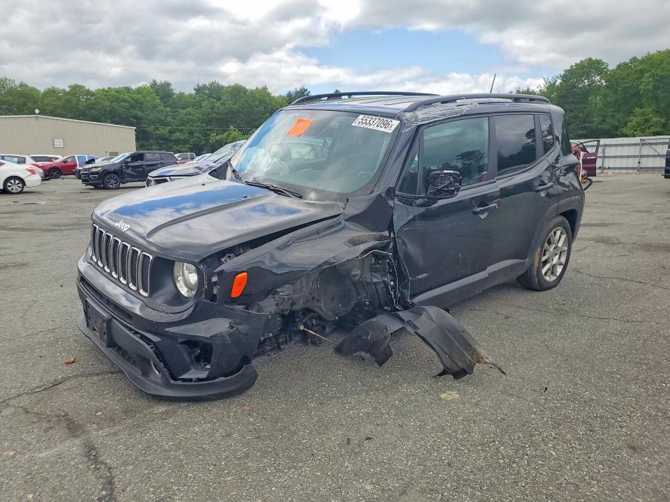 2020 Jeep Renegade VIN ZACNJBBB9LPL87561 COPART salvage auction — SIDE, RI - SALVAGE CERTIFICATE OF TITLE, sold $1,100 on 2026-08-04 (photo 1)