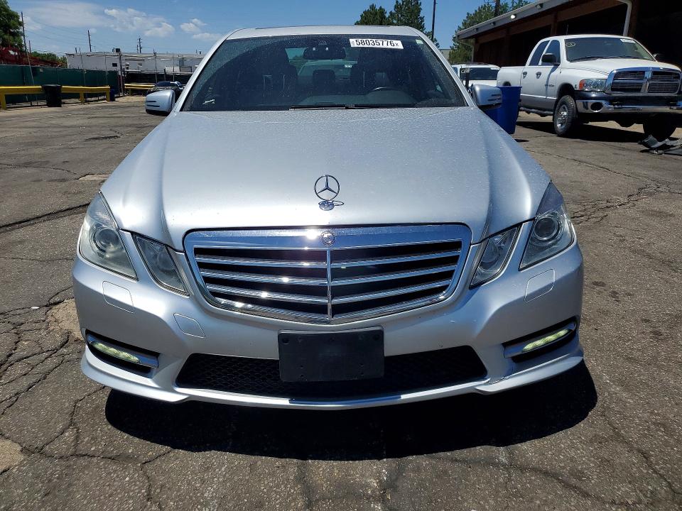 2012 Mercedes-benz E-klasse VIN WDDHF8JB5CA646669 COPART salvage auction — REAR END, CO - SALVAGE TITLE (P), sold $3,200 on 2026-07-28 (photo 5)