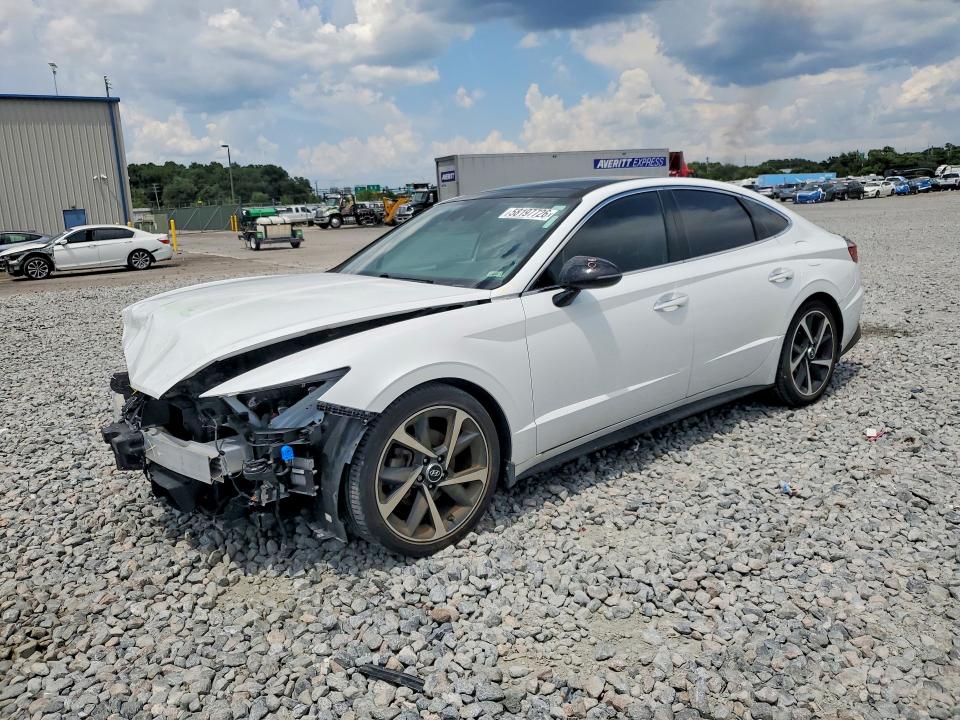 2021 Hyundai Sonata VIN 5NPEJ4J2XMH132265 COPART salvage auction — FRONT END, Fl - Cert Of Title Slvg Rebuildable, sold $6,200 on 2026-07-27 (photo 1)