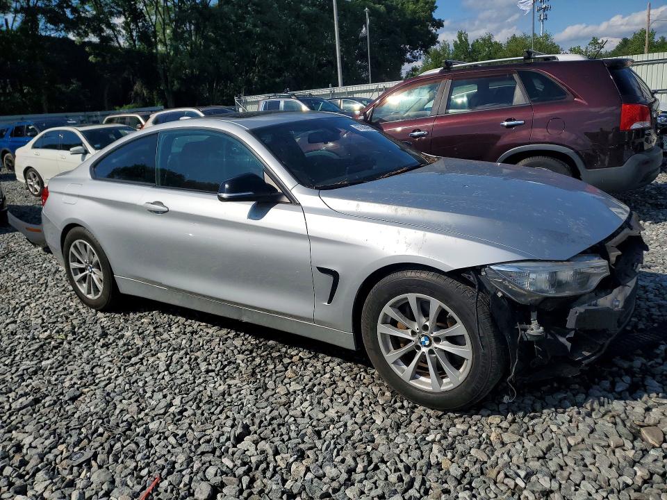 2014 BMW 4 series VIN WBA3R5C57EK188449 COPART salvage auction — NORMAL WEAR, NH - CERTIFICATE OF TITLE (P), sold $3,400 on 2026-07-09 (photo 4)