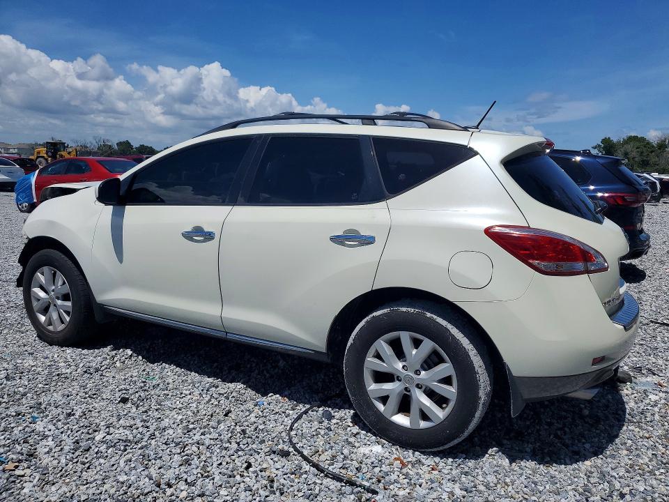 2011 Nissan Murano VIN JN8AZ1MU5BW067680 COPART salvage auction — FRONT END, Fl - Cert Of Title Slvg Rebuildable, sold $500 on 2026-07-10 (photo 2)