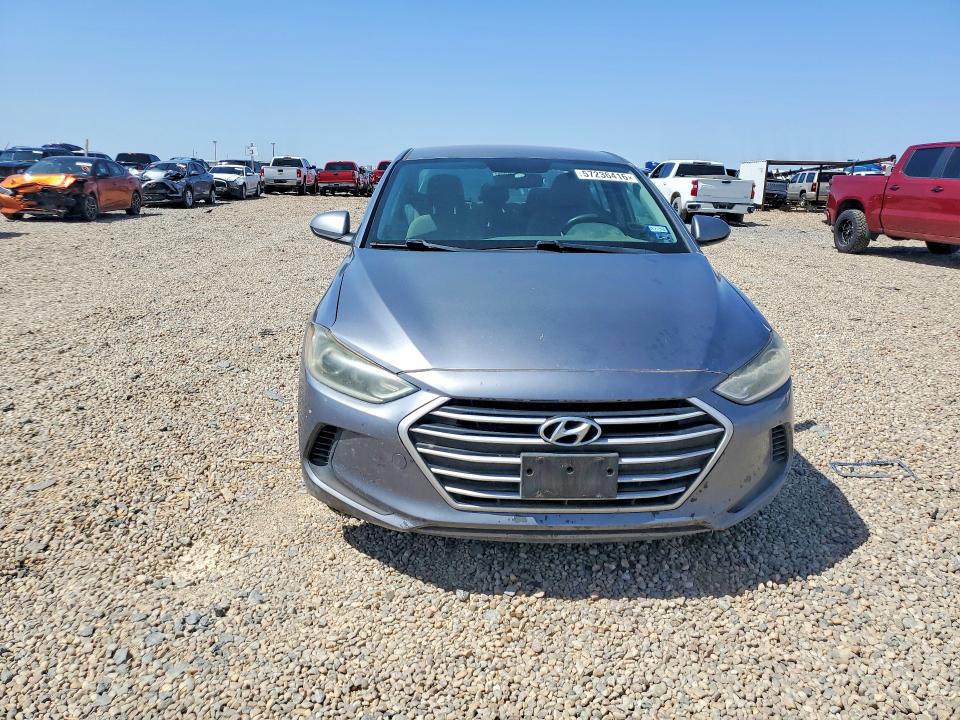 2017 Hyundai Elantra VIN KMHD84LF9HU410006 COPART salvage auction — HAIL, Tx - Cert Of Title-Rebuilt Salvage (P), sold $1,650 on 2026-07-09 (photo 5)