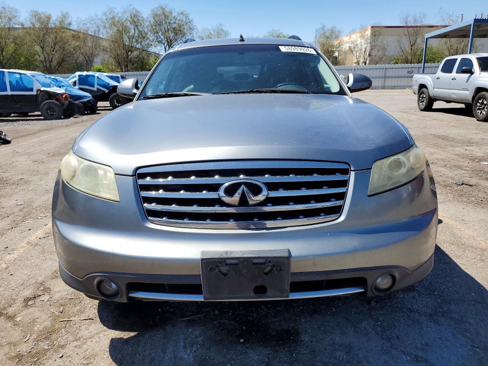 2007 Infiniti Fx VIN JNRAS08U37X100939 COPART salvage auction — REAR END, Nv - Salvage Title, sold $125 on 2026-07-14 (photo 5)