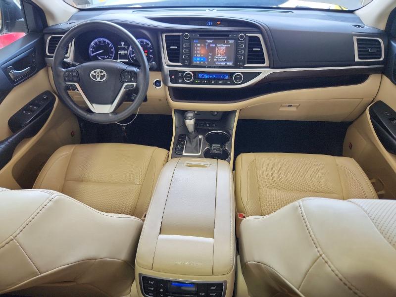 2016 Toyota Highlander VIN 5TDDKRFH3GS253804 COPART salvage auction — FRONT END, PA - CERTIFICATE OF SALVAGE, sold $5,800 on 2026-07-10 (photo 8)