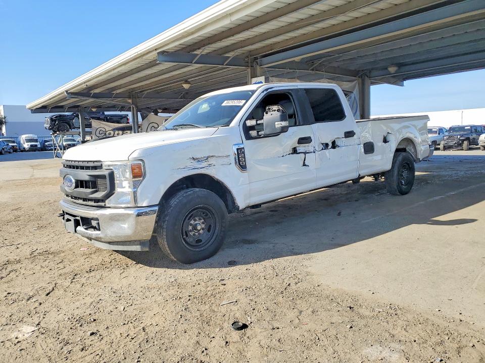 2021 Ford F250 VIN 1FT7W2A63MEC55097 COPART salvage auction — SIDE, Ca - Dis/Dlr/Exp Only Clean Title, sold $3,600 on 2026-07-09 (photo 1)