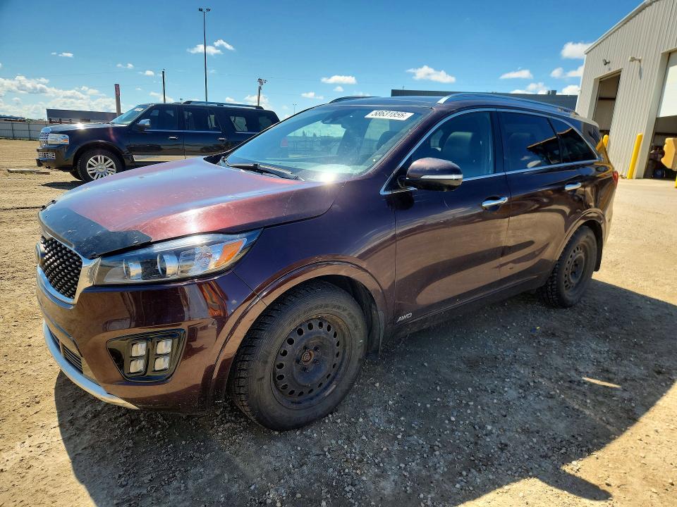 2016 Kia VIN 5XYPKDA56GG076885 COPART salvage auction — FRONT END, Ab - Bos - Salvage, sold $3,000 on 2026-07-23 (photo 1)