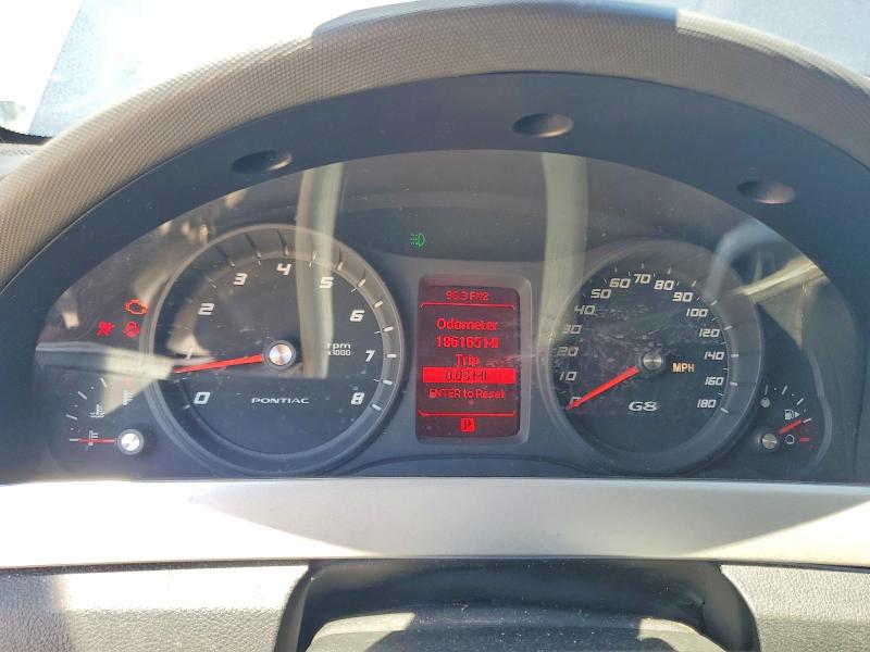 2009 Pontiac G8 VIN 6G2EC57Y69L158979 COPART salvage auction — FRONT END, Tn - Salvage Certificate, sold $5,900 on 2026-07-15 (photo 9)