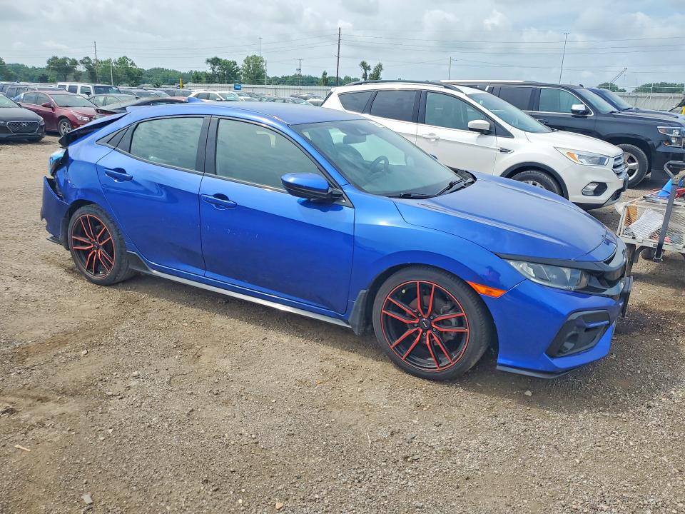 2020 Honda Civic VIN SHHFK7H42LU225304 COPART salvage auction — REAR END, Ia - Cert Of Title-Salvage Title, sold $4,450 on 2026-07-06 (photo 4)