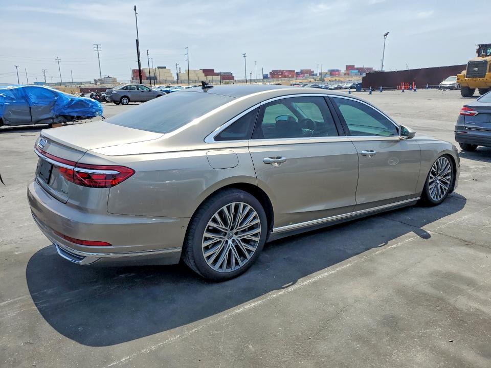 2019 Audi A8 VIN WAU8DAF85KN017647 COPART salvage auction — FRONT END, CA - SALVAGE CERTIFICATE, sold $12,300 on 2026-07-22 (photo 3)