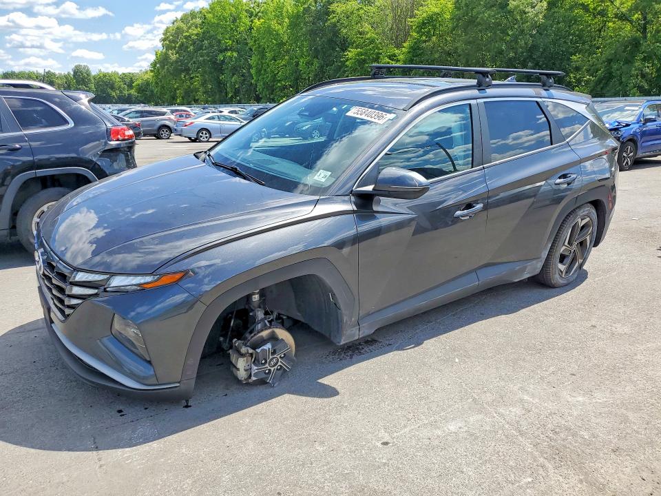 2023 Hyundai Tucson VIN 5NMJFCAE7PH183891 COPART salvage auction — FRONT END, Nj - Cert Of Title-Salvage, sold $9,400 on 2026-07-30 (photo 1)
