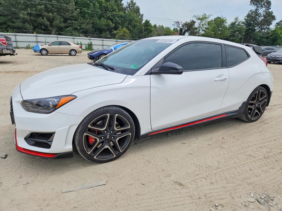 2022 Hyundai Veloster VIN KMHT36AH8NU013750 COPART salvage auction — MINOR DENT/SCRATCHES, Va - Cert Of Title - Salvage, sold $6,200 on 2026-07-28 (photo 1)