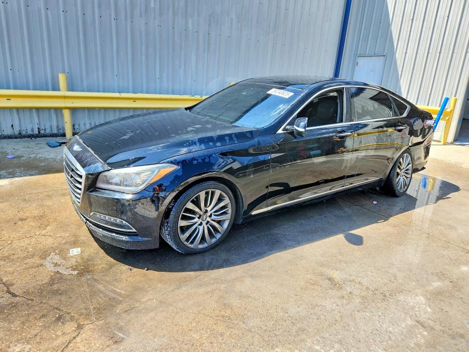2015 Hyundai Genesis VIN KMHGN4JF5FU016735 COPART salvage auction — FRONT END, Salvage Title, sold $750 on 2026-07-22 (photo 1)