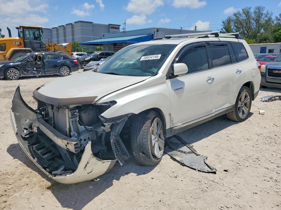 2012 Toyota VIN 5TDYK3EH4CS061379 COPART salvage auction — FRONT END, Fl - Cert Of Title Slvg Rebuildable, sold $2,350 on 2026-07-31 (photo 1)