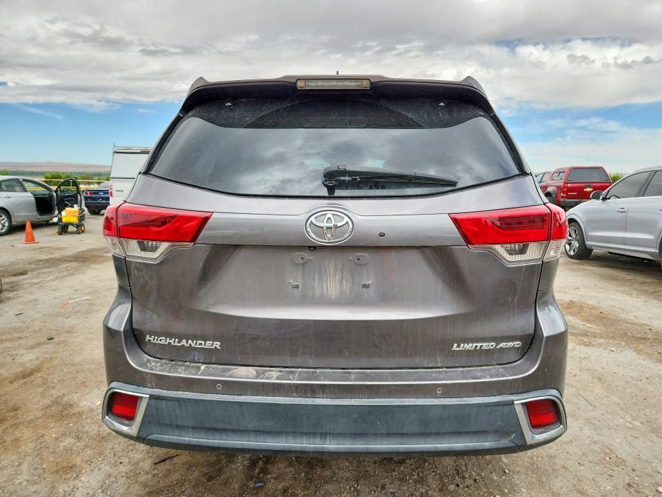 2019 Toyota Highlander VIN 5TDDZRFH9KS711091 COPART salvage auction — FRONT END, Nm - Cert Of Title-Salvage, sold $6,700 on 2026-07-09 (photo 6)