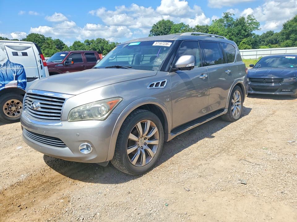 2014 Infiniti Qx80 VIN JN8AZ2ND5E9750664 COPART salvage auction — MECHANICAL, Fl - Certificate Of Title, sold $2,850 on 2026-07-28 (photo 1)