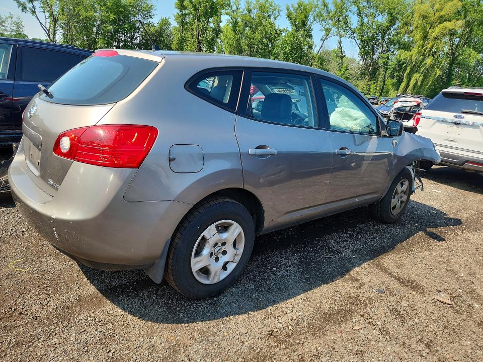2008 Nissan Rogue VIN JN8AS58V08W142874 COPART salvage auction — FRONT END, Ct - Cert Of Title-Salvage, sold $475 on 2026-07-17 (photo 3)