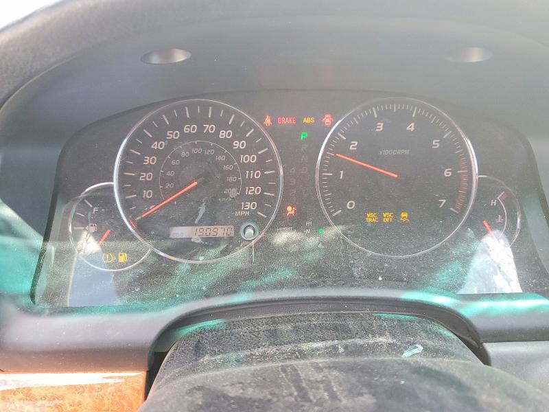2006 Lexus Gx VIN JTJBT20X060107435 COPART salvage auction — ROOF, Ca - Salvage Certificate, sold $3,250 on 2026-07-13 (photo 9)