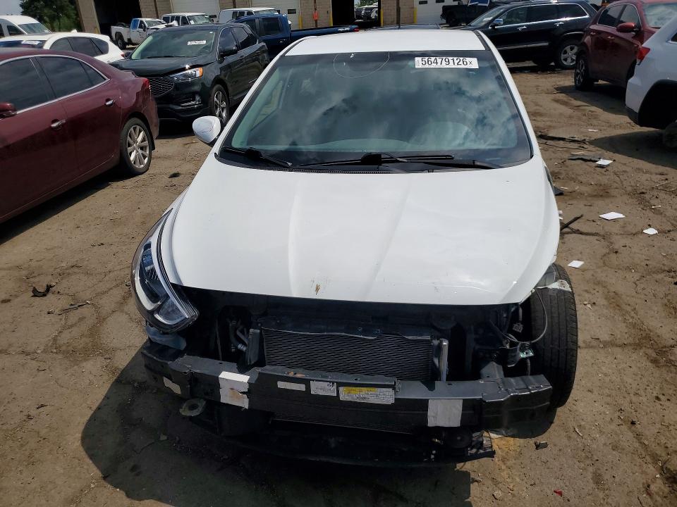 2017 Hyundai Accent VIN KMHCT5AEXHU336427 COPART salvage auction — FRONT END, Mi - Certificate Of Title, sold $550 on 2026-07-31 (photo 5)