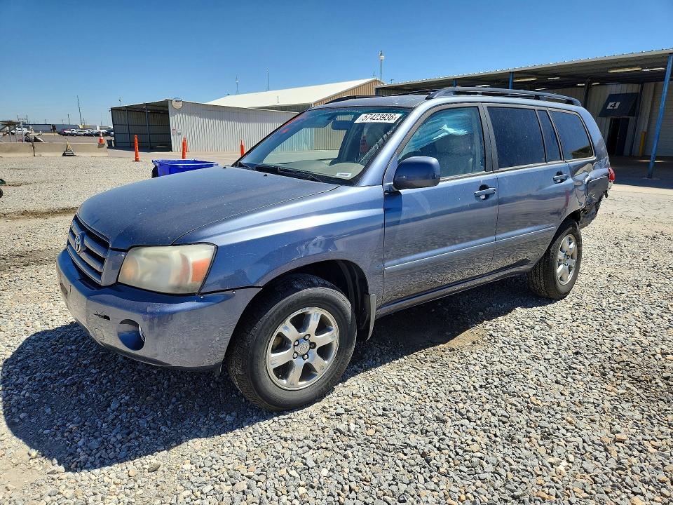 2006 Toyota Highlander VIN JTEHP21A760184276 COPART salvage auction — REAR END, Co - Public - Salvage Title, sold $1,050 on 2026-07-23 (photo 1)