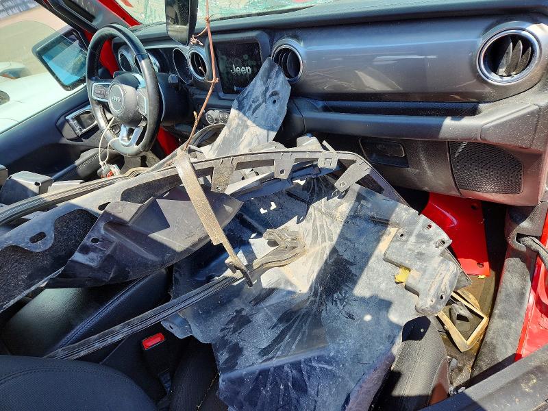 2018 Jeep Wrangler unlimited VIN 1C4HJXEG0JW216203 COPART salvage auction — ROLLOVER, On - Permit Salvage, sold $3,050 on 2026-07-09 (photo 8)