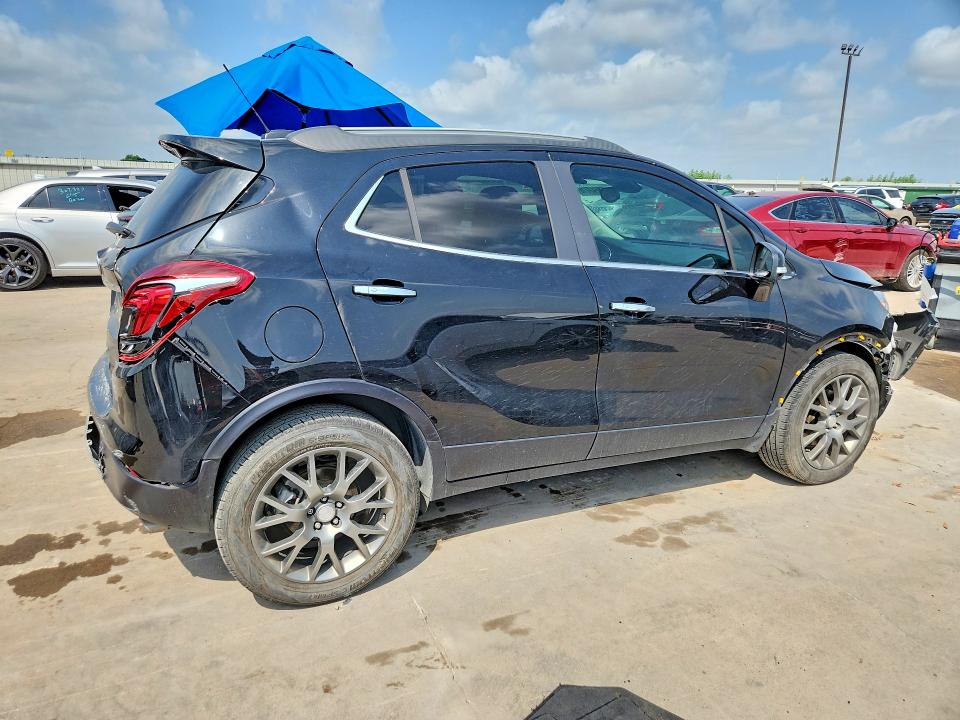 2019 Buick Encore VIN KL4CJ1SB0KB847035 COPART salvage auction — REAR END, TX - SALVAGE VEHICLE TITLE (P), sold $825 on 2026-07-16 (photo 3)