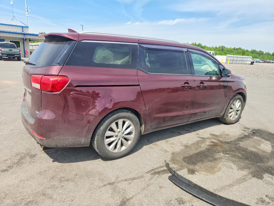 2017 Kia SEDONA VIN KNDMC5C11H6336632 COPART salvage auction — FRONT END, Me - Cert Of Title-Salvage Collisio, sold $650 on 2026-07-10 (photo 3)