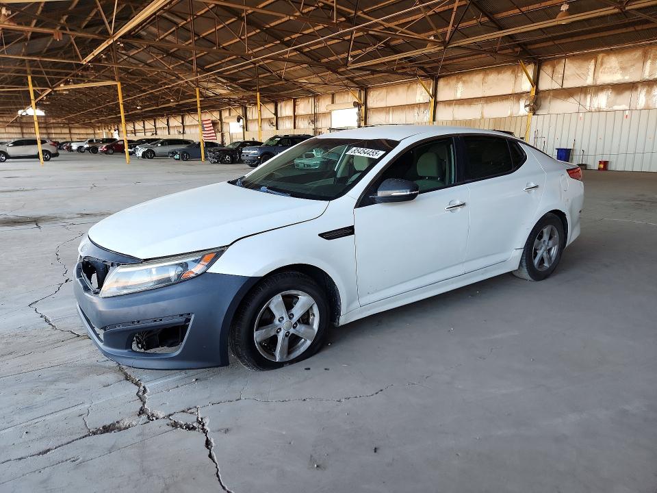 2015 Kia Optima VIN KNAGM4A72F5562948 COPART salvage auction — FRONT END, AZ - CERTIFICATE OF TITLE, sold $775 on 2026-07-13 (photo 1)