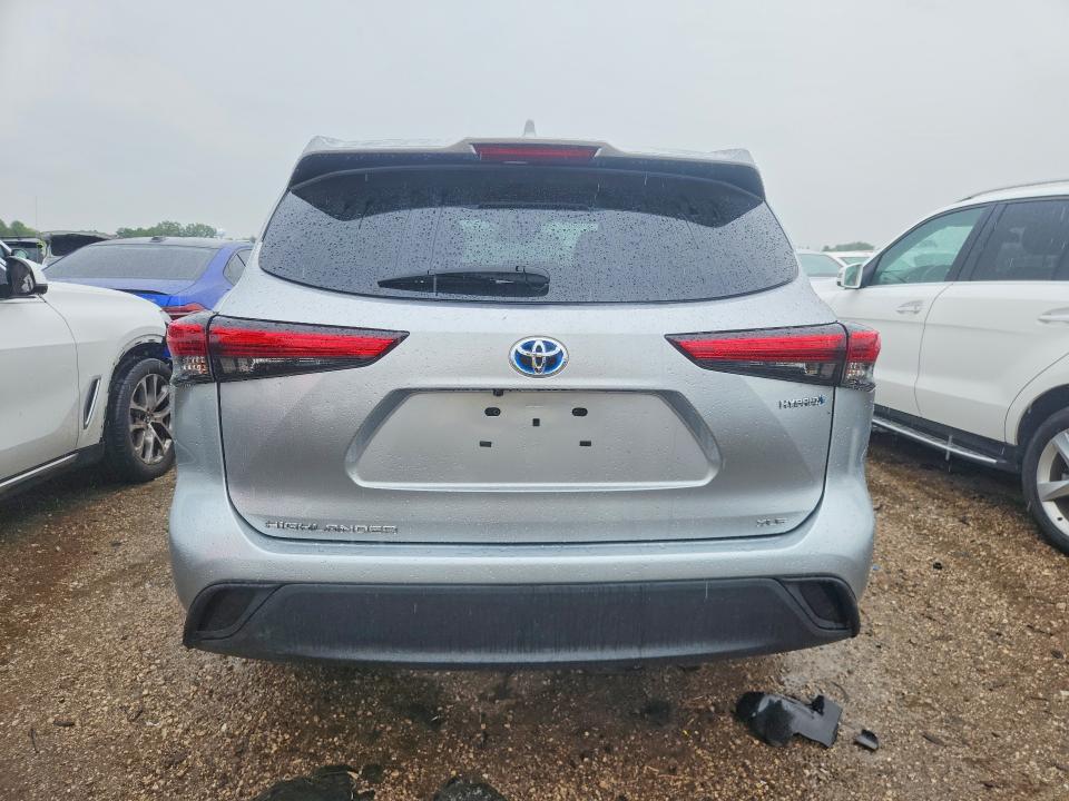 2021 Toyota Highlander VIN 5TDGBRCH1MS534044 COPART salvage auction — FRONT END, Pa - Certificate Of Salvage, sold $1,100 on 2026-07-28 (photo 6)