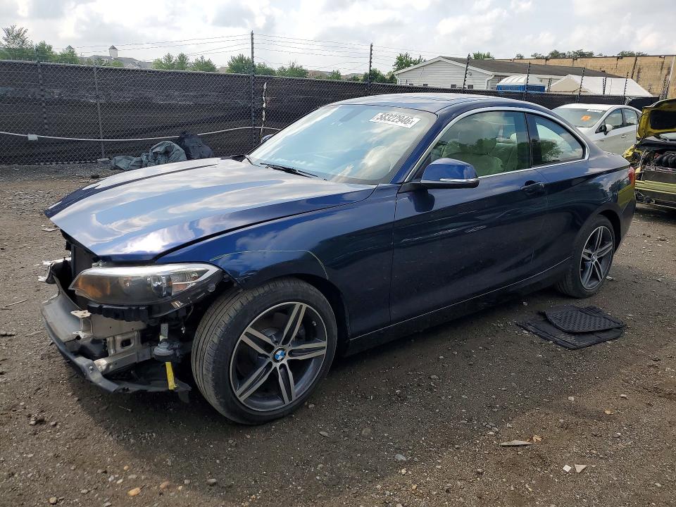 2017 BMW 2er VIN WBA2H9C36HV642553 COPART salvage auction — FRONT END, Md - Cert Of Salvage > 75% Damage, sold $4,300 on 2026-07-14 (photo 1)
