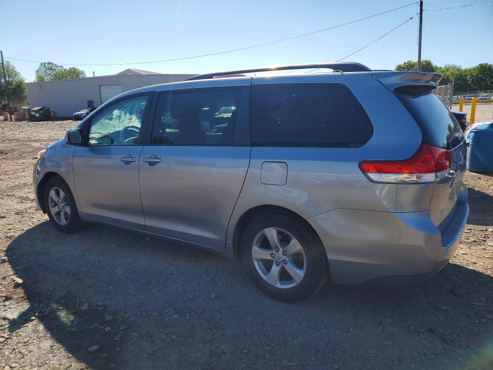 2011 Toyota Sienna VIN 5TDKK3DC0BS015929 COPART salvage auction — FRONT END, PA - CERTIFICATE OF SALVAGE, sold $30 on 2026-07-27 (photo 2)