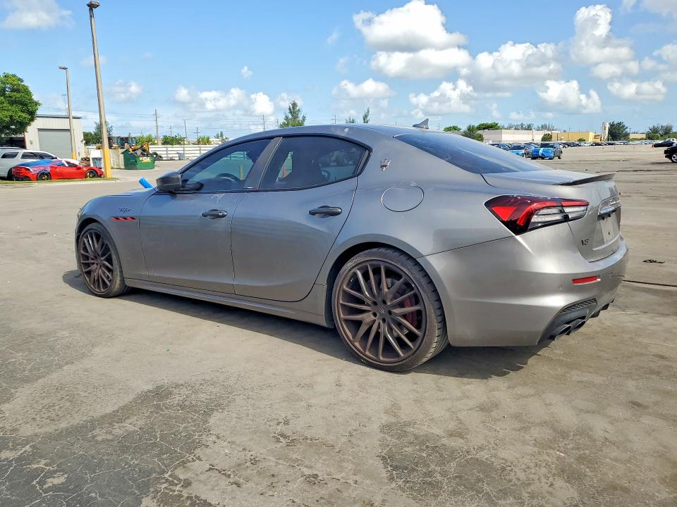 2022 Maserati Ghibli VIN ZAM57ZST1NX399881 COPART salvage auction — FRONT END, Fl - Cert Of Title Slvg Rebuildable, sold $29,500 on 2026-08-03 (photo 2)
