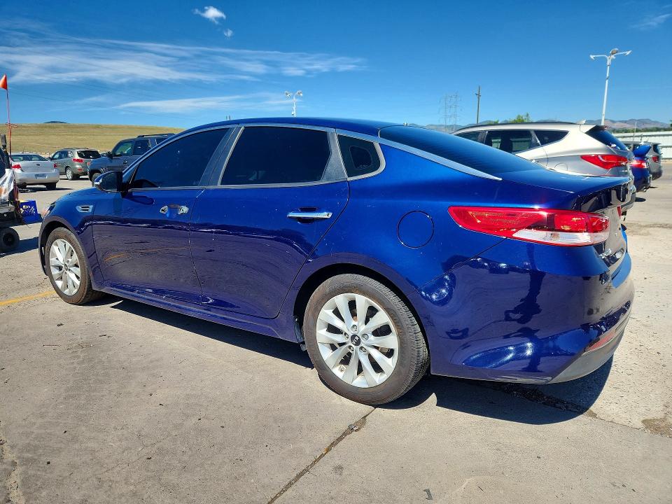 2017 Kia Optima VIN 5XXGT4L34HG163084 COPART salvage auction — VANDALISM, Co - Certificate Of Title, sold $3,300 on 2026-07-08 (photo 2)