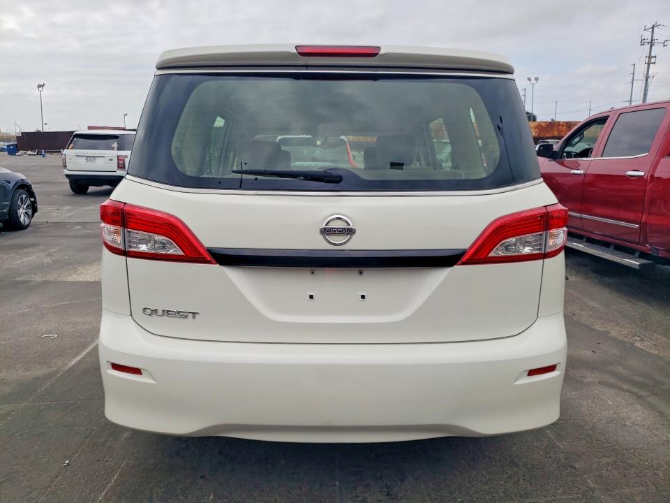 2014 Nissan Quest VIN JN8AE2KP0E9101526 COPART salvage auction — NORMAL WEAR, Ca - Dis/Dlr/Exp Only Clean Title, sold $1,800 on 2026-07-09 (photo 6)