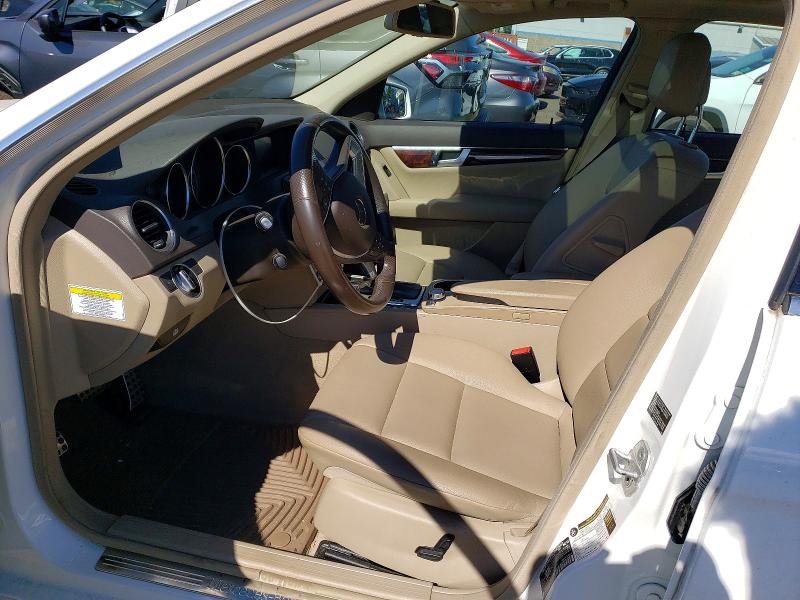 2013 Mercedes-benz C-klasse VIN WDDGF8AB2DG136581 COPART salvage auction — ROOF, Ct - Cert Of Title-Salvage, sold $2,900 on 2026-07-31 (photo 7)